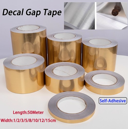 Decal gap tape self - decal,