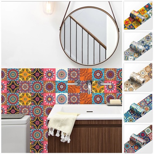 Mandala tile border strip peel - tile,