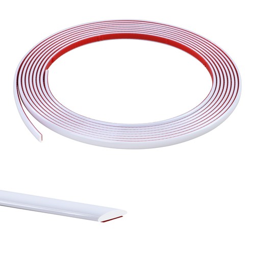 White flexible moulding - 5m,