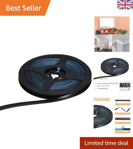 20ft black self - 20ft, self-adhesive